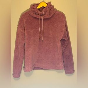 Champion Sherpa Turtle Neck Cozy Sweatshirt Size S Women’s